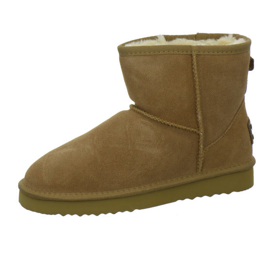 OOG 3klein+4groß Winterstiefel warm gefüttert Mittelbraun - 360° Ansicht