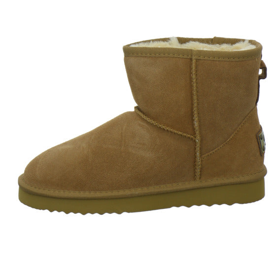 OOG 3klein+4groß Winterstiefel warm gefüttert Mittelbraun - 360° Ansicht
