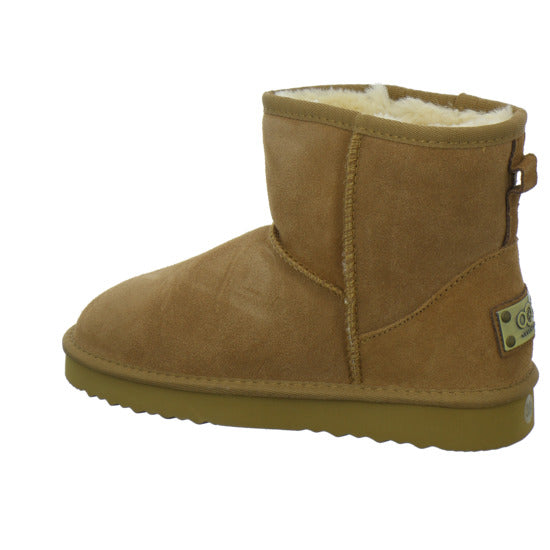 OOG 3klein+4groß Winterstiefel warm gefüttert Mittelbraun - 360° Ansicht