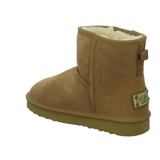 OOG 3klein+4groß Winterstiefel warm gefüttert Mittelbraun - 360° Ansicht