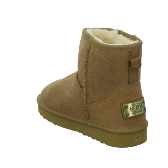OOG 3klein+4groß Winterstiefel warm gefüttert Mittelbraun - 360° Ansicht