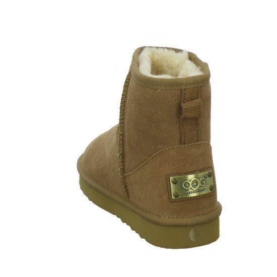 OOG 3klein+4groß Winterstiefel warm gefüttert Mittelbraun - 360° Ansicht