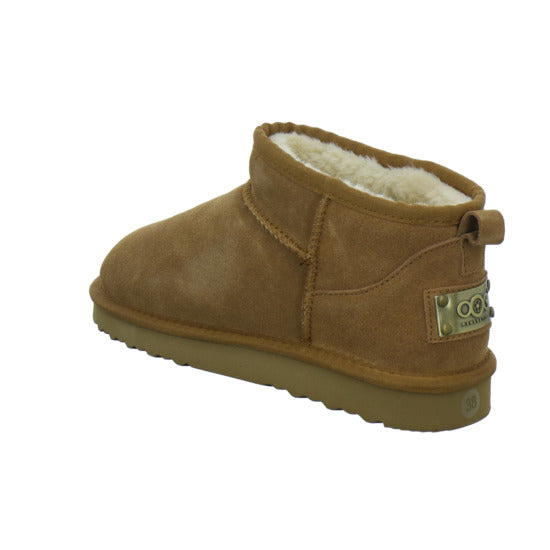 OOG 3klein+4groß Winterstiefel warm gefüttert Mittelbraun - 360° Ansicht