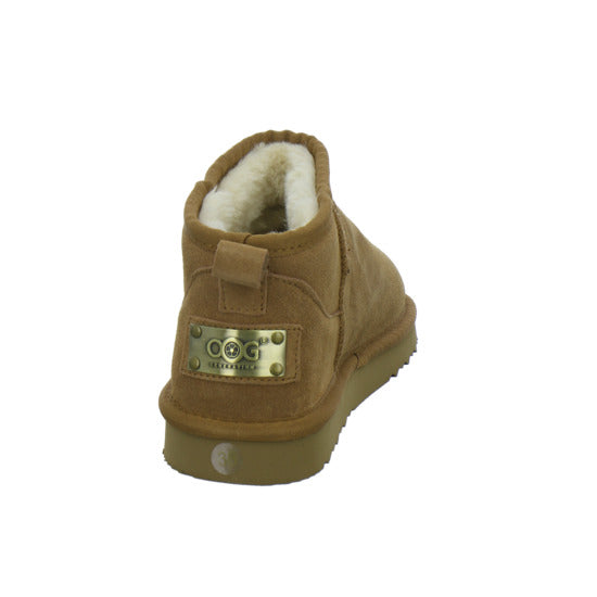 OOG 3klein+4groß Winterstiefel warm gefüttert Mittelbraun - 360° Ansicht