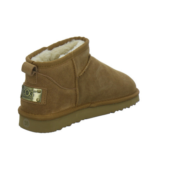 OOG 3klein+4groß Winterstiefel warm gefüttert Mittelbraun - 360° Ansicht