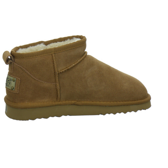 OOG 3klein+4groß Winterstiefel warm gefüttert Mittelbraun - 360° Ansicht