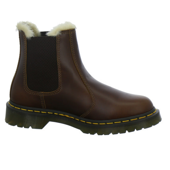Dr. Martens 2976 Leonore Winterstiefel warm gefüttert Mittelbraun - 360° Ansicht