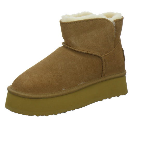 OOG Winterstiefel warm gefüttert Mittelbraun - 360° Ansicht