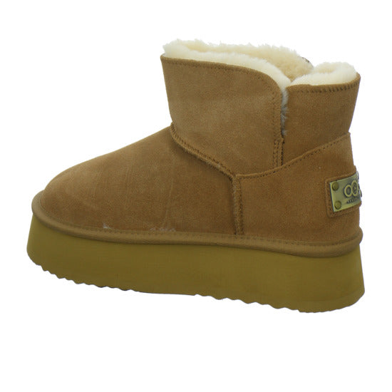OOG Winterstiefel warm gefüttert Mittelbraun - 360° Ansicht