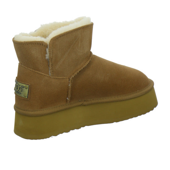 OOG Winterstiefel warm gefüttert Mittelbraun - 360° Ansicht