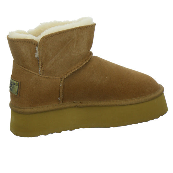 OOG Winterstiefel warm gefüttert Mittelbraun - 360° Ansicht
