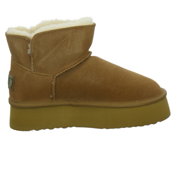 OOG Winterstiefel warm gefüttert Mittelbraun - 360° Ansicht