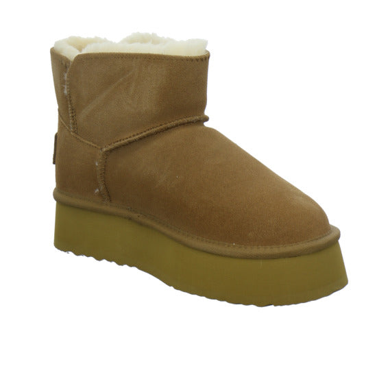 OOG Winterstiefel warm gefüttert Mittelbraun - 360° Ansicht