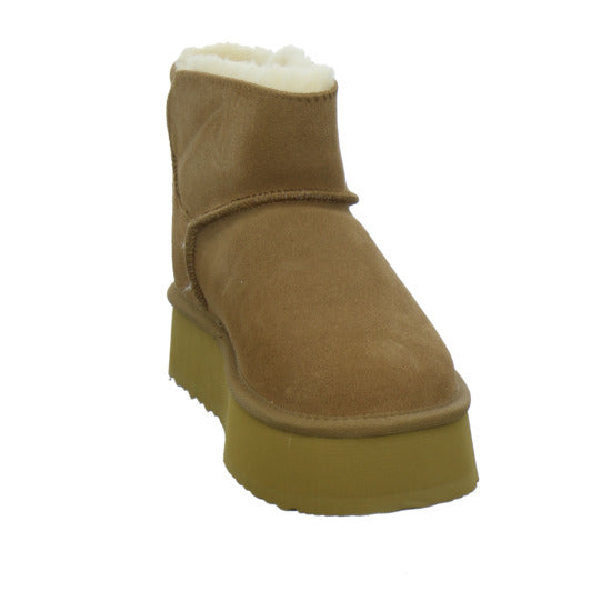 OOG Winterstiefel warm gefüttert Mittelbraun - 360° Ansicht