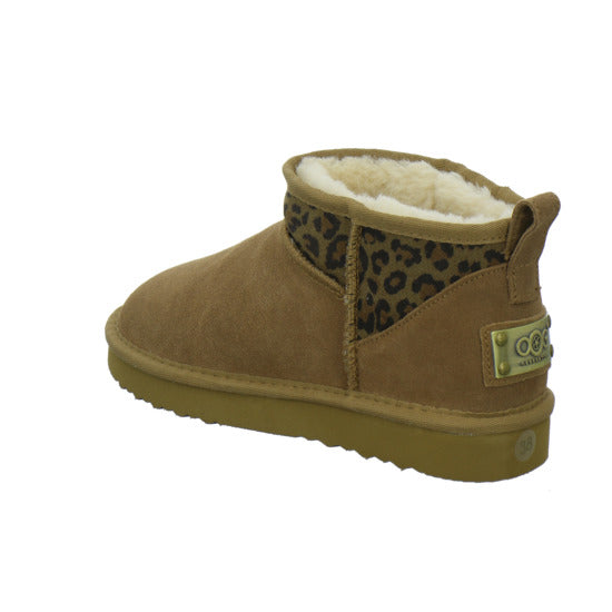 OOG Winterstiefel warm gefüttert Mittelbraun - 360° Ansicht