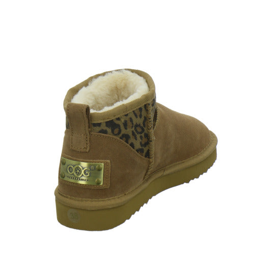OOG Winterstiefel warm gefüttert Mittelbraun - 360° Ansicht