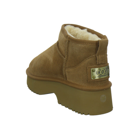 OOG Winterstiefel Damen Mittelbraun