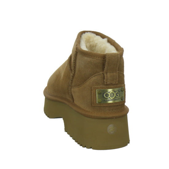 OOG Winterstiefel Damen Mittelbraun