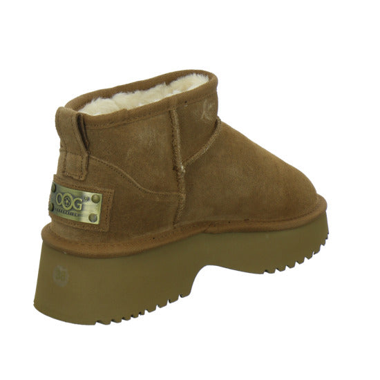 OOG Winterstiefel Damen Mittelbraun