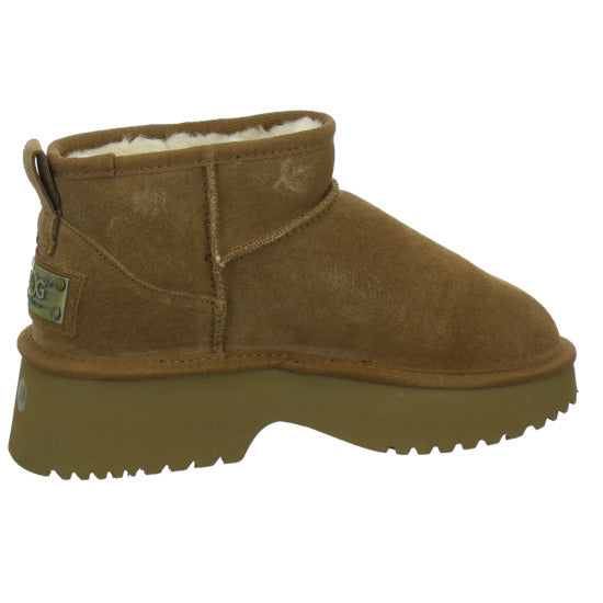 OOG Winterstiefel Damen Mittelbraun