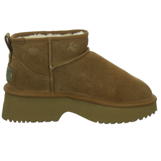 OOG Winterstiefel Damen Mittelbraun