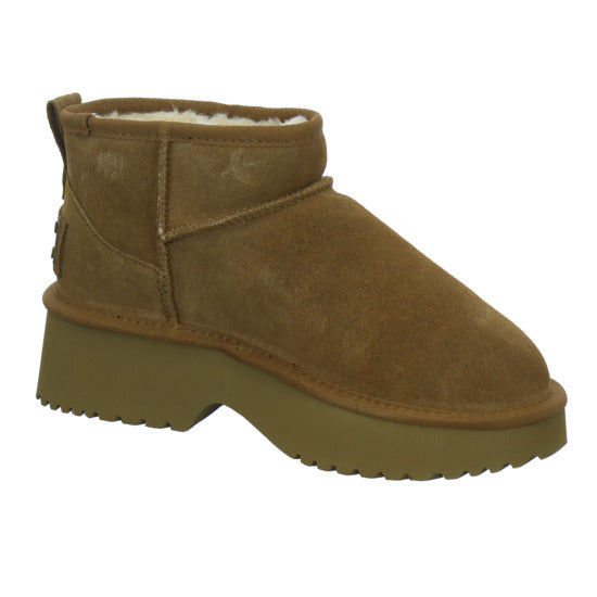 OOG Winterstiefel Damen Mittelbraun
