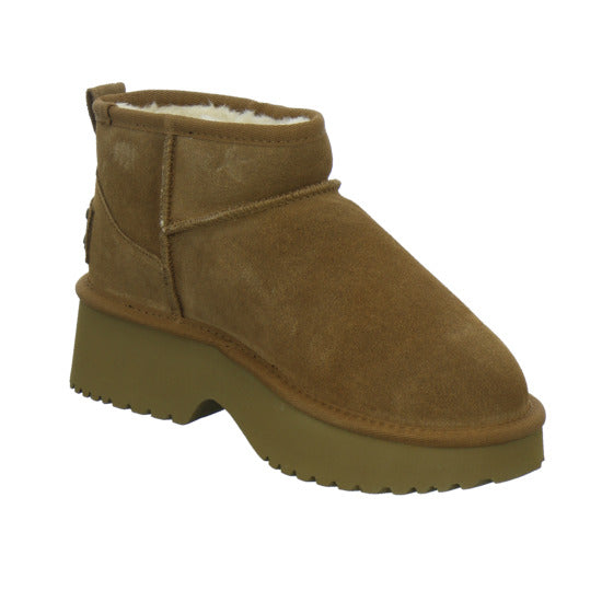 OOG Winterstiefel Damen Mittelbraun
