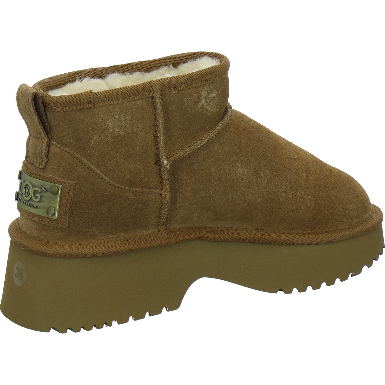 OOG Winterstiefel Damen Mittelbraun