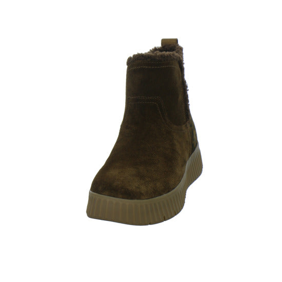 Tamaris Wide Fit Winterstiefel Damen Slip Ins Mittelbraun