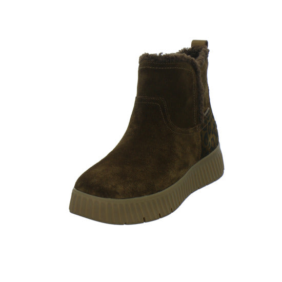 Tamaris Wide Fit Winterstiefel Damen Slip Ins Mittelbraun