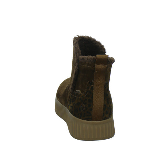 Tamaris Wide Fit Winterstiefel Damen Slip Ins Mittelbraun