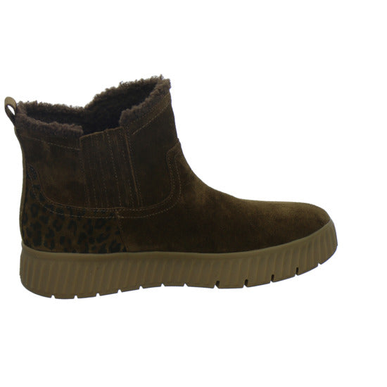 Tamaris Wide Fit Winterstiefel Damen Slip Ins Mittelbraun