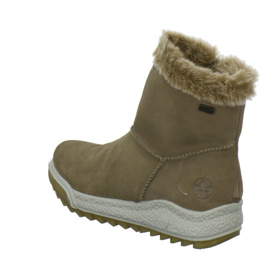 Rieker Winterstiefel warm gefüttert Hellbraun - 360° Ansicht