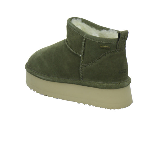 Axelda AB Milano Winterstiefel warm gefüttert oliv - 360° Ansicht