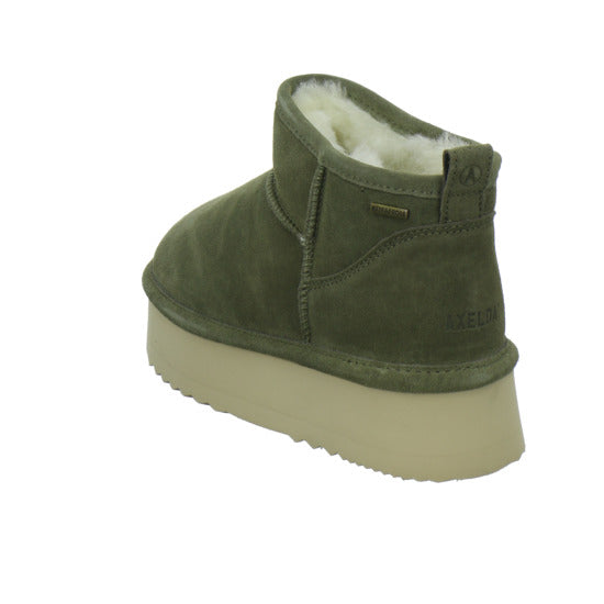Axelda AB Milano Winterstiefel warm gefüttert oliv - 360° Ansicht