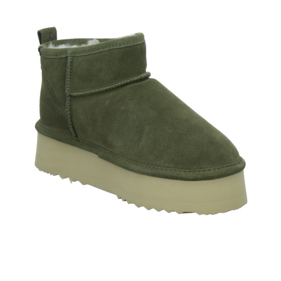 Axelda AB Milano Winterstiefel warm gefüttert oliv - 360° Ansicht