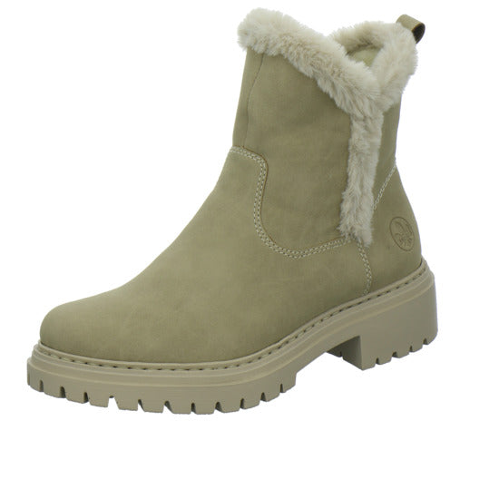 Rieker Winterstiefel warm gefüttert Beige - 360° Ansicht