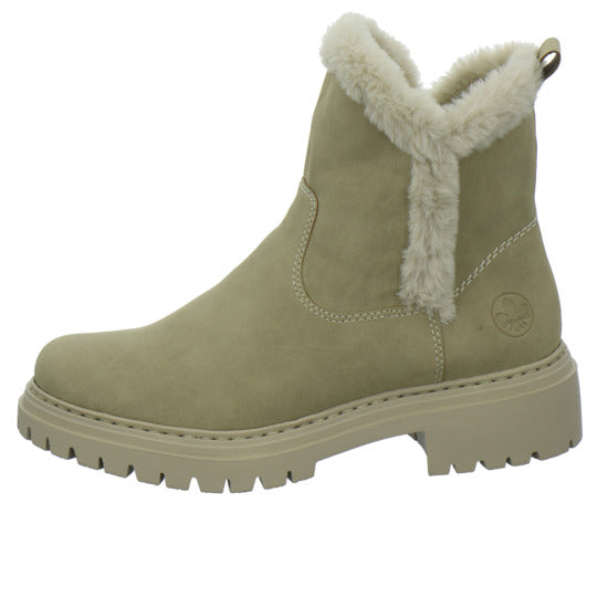 Rieker Winterstiefel warm gefüttert Beige - 360° Ansicht