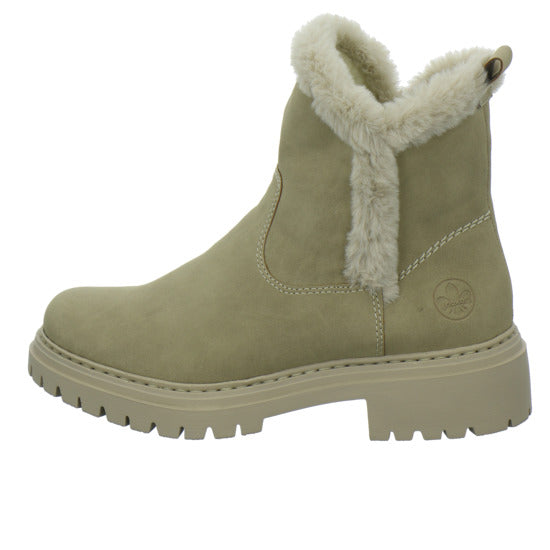 Rieker Winterstiefel warm gefüttert Beige - 360° Ansicht