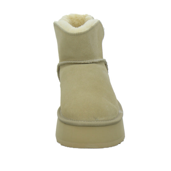 OOG Winterstiefel warm gefüttert Beige - 360° Ansicht
