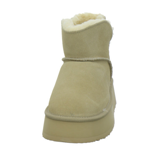 OOG Winterstiefel warm gefüttert Beige - 360° Ansicht