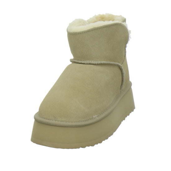 OOG Winterstiefel warm gefüttert Beige - 360° Ansicht