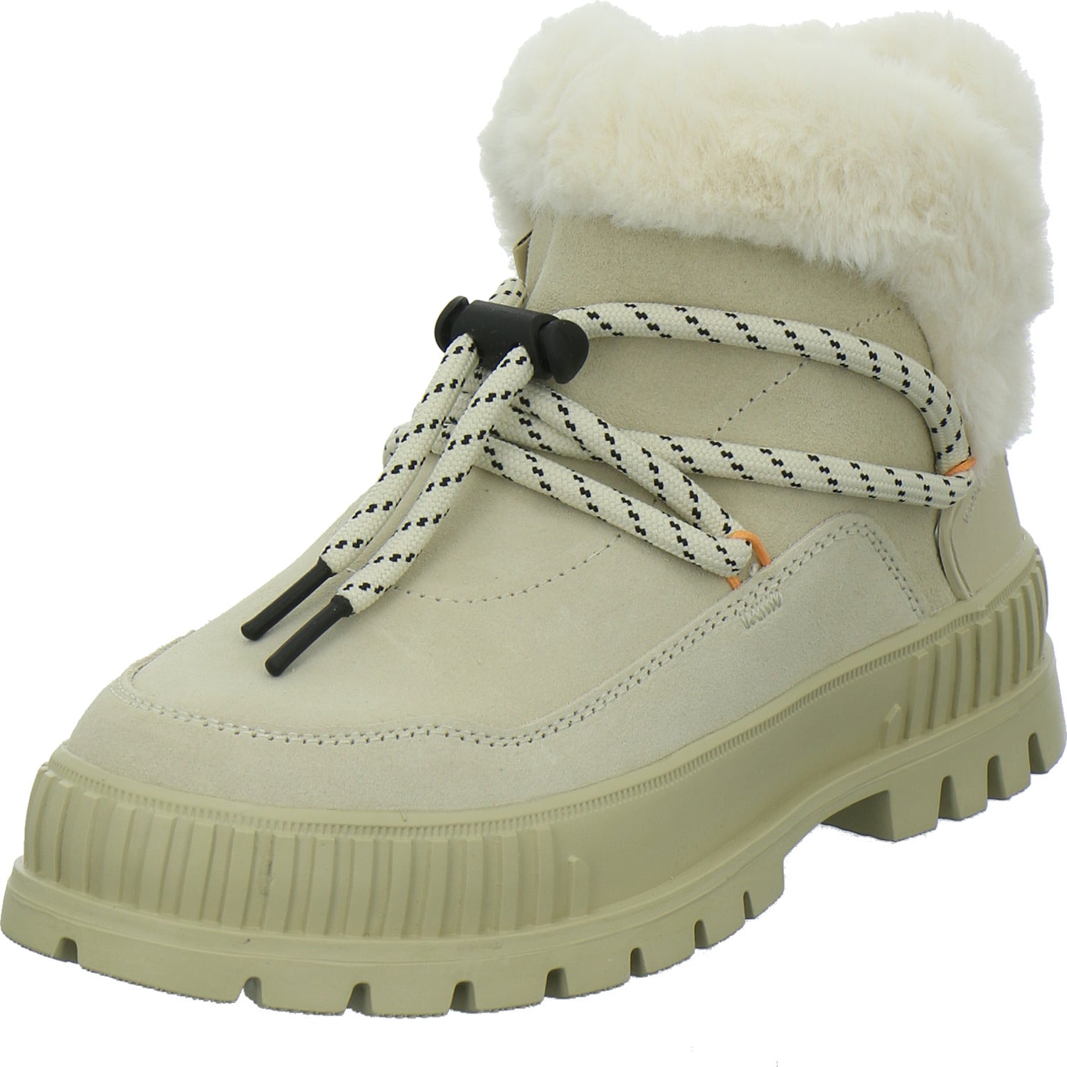 Palladium Winterstiefel Damen Pallashock Low Hiver Beige