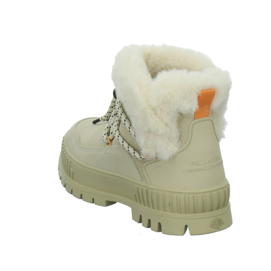Palladium Winterstiefel Damen Pallashock Low Hiver Beige