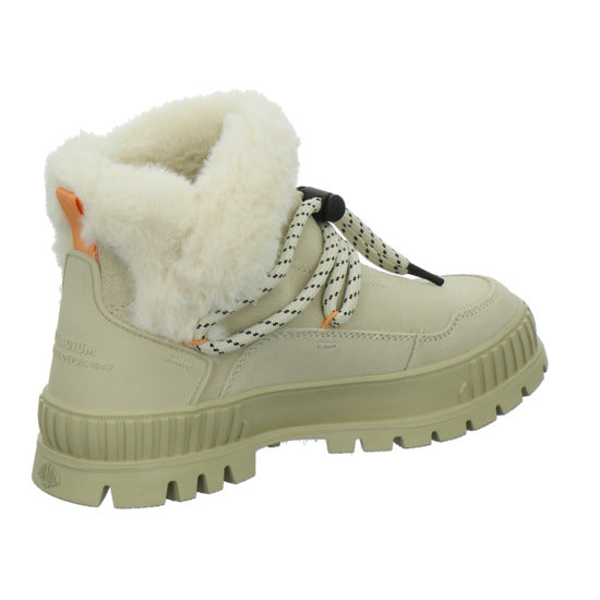 Palladium Winterstiefel Damen Pallashock Low Hiver Beige