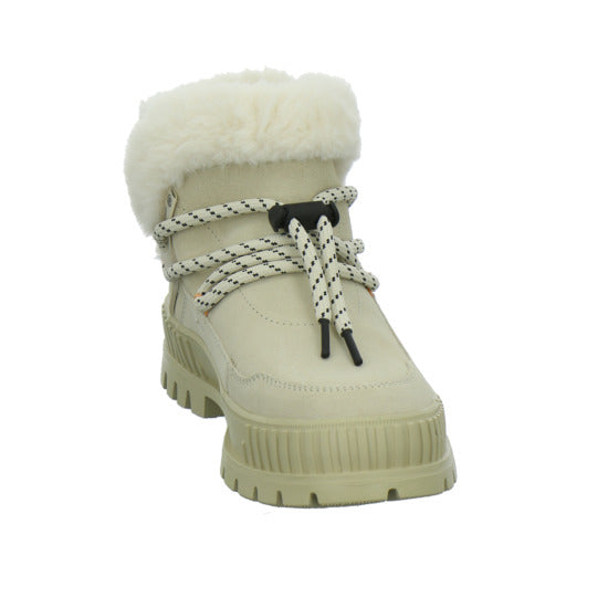 Palladium Winterstiefel Damen Pallashock Low Hiver Beige