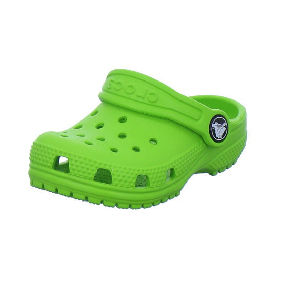 Crocs Pantoletten Unisex - Kinder Classic Clog Kids Hellgrün