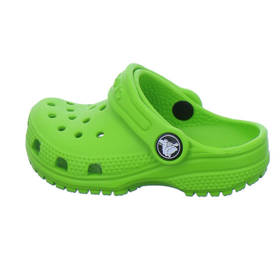 Crocs Pantoletten Unisex - Kinder Classic Clog Kids Hellgrün