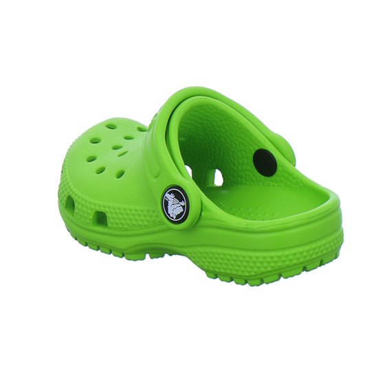 Crocs Pantoletten Unisex - Kinder Classic Clog Kids Hellgrün
