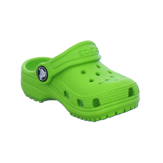 Crocs Pantoletten Unisex - Kinder Classic Clog Kids Hellgrün